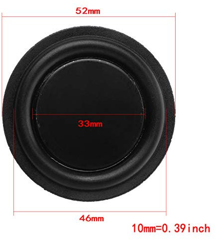 JENOR - Kit di riparazione per subwoofer con membrana a vibrazione, per bassi e radiatori passivi, 2 pezzi