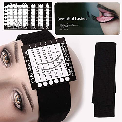 Magnetisches Stirnband, magnetisches Kopftuch magnetische Stirnband Kopftuch Wimpern Separatoren Stirnband Wimpern Makeup Tools Halter Pads