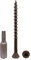 Marcopol 50 Stück braun Anti-Korrosions-Finish 4,2 x 55 mm Holz-Terrassenschrauben Holzschrauben Torx Kopf Typ 17 Senkkopf Außenschraube