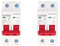 2 pezzi Interruttore Magnetotermico,1000V DC 32A 2P,Interruttore Automatico Miniaturizzato,DIN Rail Overload Protection Air Switch Circuit Breaker per l'illuminazione Residenziale Distribuzione