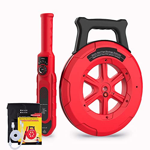 Rilevatore di intasamento tubo, dispositivo di localizzazione per tubi dell'acqua, strumento diagnostico sotterraneo, scanner a parete, blocco tubazioni, scanner intasamento, strumento idraulico per