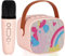 PinkSheep Kinder-Karaoke-Maschine, tragbarer Bluetooth-Lautsprecher mit drahtlosem Mikrofon für Erwachsene, Karaoke-Spielzeug Geburtstag Party Geschenke für Mädchen Jungen im Alter von 4-12