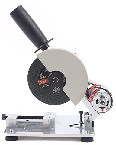 Acesunny 4 Zoll Tragbar Gehrungssäge Kappsäge 0-45° Holz Metall Schneidemaschine 9000/rpm Tragbare Mini Tischsäge Hacksäge für Weichmetall Holz Kunststoff Schneidemaschin