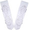 Spitzenhandschuhe für Frauen,elegante Handschuhe Paillettenröschen Spitzenhandschuh Hakenfinger-Spitze florale Handschuhe zum Binden für Hochzeit Bankett Kostümzubehör Party Abendessen,Weiß