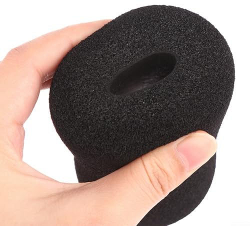 Gettimore Schaumstoff-Polster-Ersatz für Beinstrecker und Hantelbank, 2 Stück, 160 mm, Schwarz, Muskeltherapie, Verhindert Verletzungen