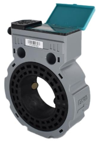 iFutniew Batteriebetriebener Ultraschall-Wasserzähler DN80 RS485 Digitaler Wasserdurchflussmesser IP68 Sandwich-Typ, langlebig, einfach zu bedienen