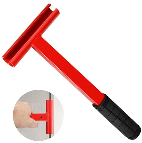 Door Hinge Adjustment Tool, Door Hinge Bending Wrench for .134 Gauge Commercial Door, Hinge Tweaker Heavy, with Rubber Grip