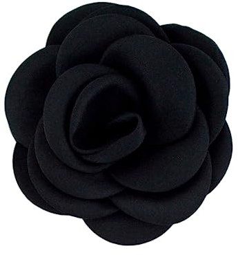 10 Stück Kunstblumen Rosenköpfe, 9cm Künstliche Rosen Blumen köpfe, Kunstrosen zum Basteln, Deko Rosen Gefälschte, Stoffrosen Accessories für DIY Handwerk Party Hause Hochzeit Dekoration,Schwarz