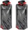 Rnigra Collapsible Water Bottles 2pcs, 700ml Foldable Water Bottle, Folding Water Bottle with Carabiner Clipreusable Bpa Free Collapsible Water Bottle for Outdoor Sports Travel Biking(Black)