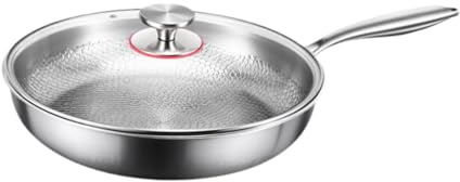 KiBcsLic Padella Antiaderente, Facile Da Pulire, Pentolame Multiuso Da Viaggio