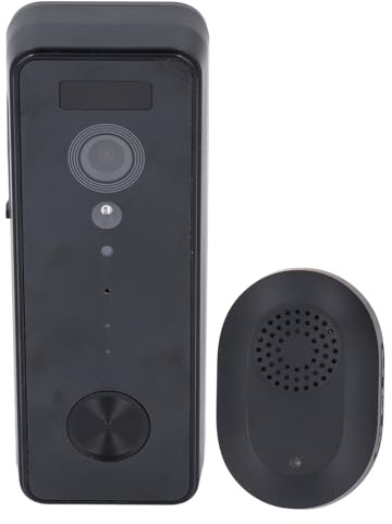 Ausla Video-Türklingel, 2-Wege-Sprechanlage 1080P HD Nachtsichtkamera 2.4G, 5GHZ Dual-Band WLAN Smartphone-Ansicht APP Fernbedienung