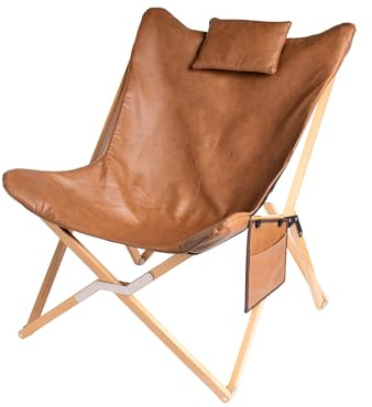 Eclipse Relaxstuhl Siena Loungestuhl Campingstuhl ca. 86 x 92 x 78 cm | klappbar mit Kopfstütze für Balkon, Garten, Strand und Wohnzimmer max. Belastbarkeit 120 kg