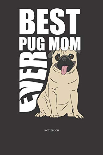 Notizbuch: Pug Mandala Notizbuch / Tagebuch / Journal mit 120 leeren Linierte Seiten Große Frauen, Mädchen, Tänzer,familie