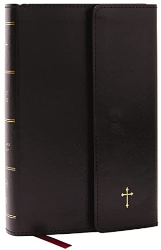 NKJV Compact Paragraph-Style Bible w/ 43,000 Cross References, Black Leatherflex w/ Magnetic Flap, Red Letter, Comfort Print: Holy Bible, New King James Version: Holy Bible, New King James Version