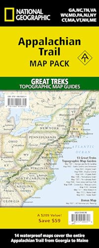 Appalachian Trail [map Pack Bundle] (National Geographic Trails Illustrated Map)