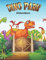 Dino Park Stickeralbum: Dino Park Stickeralbum Dinosaurier Motiv | Din A4 Blanko | 35 Seiten Silikonfreies Papier | Geschenkidee
