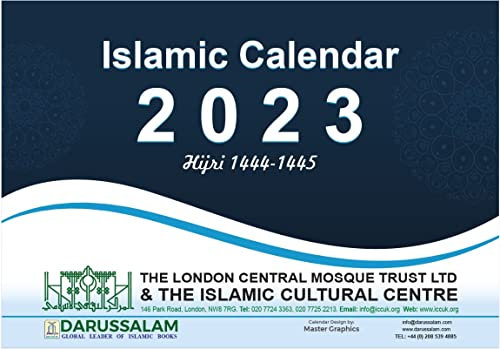 Islamischer Kalender 2023 für Hijri 1444-1445