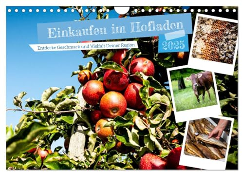 Einkaufen im Hofladen (Wandkalender 2025 DIN A4 quer), CALVENDO Monatskalender