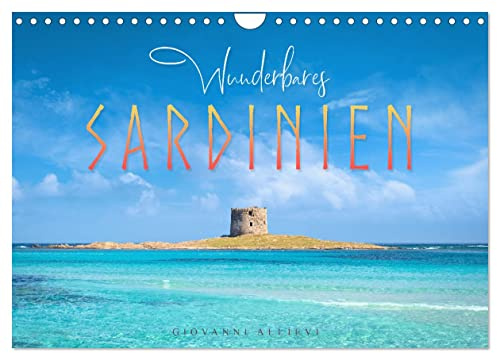 Wunderbares Sardinien (Wandkalender 2026 DIN A4 quer), CALVENDO Monatskalender: Die wunderschönen Strände Sardiniens (CALVENDO Orte)
