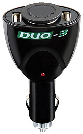 Pilot LA_39047 12V Verteiler, 1 x Stecker auf 1 x Buchse 2 x 5V USB-Anschluß