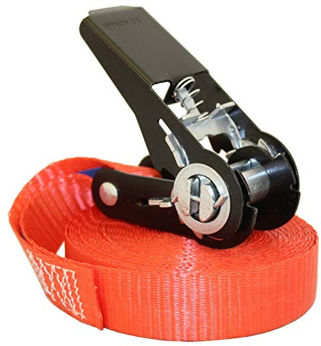Spanngurt 1tlg. 6m LC 800 daN i.d.U. Rot Schwarze Ratsche