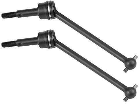 1 paire Arbre de transmission Avant Arrière, Arbre de transmission universel CVD pour HIMOTO 1/10 voiture Télécommande Accessoire de voiture RC(noir)