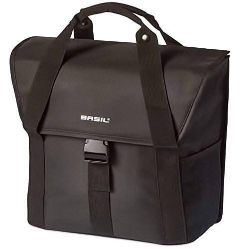 Basil Seitentasche Go 18L schwarz Fahrrad Tasche + SCHLAUCHFLICKEN