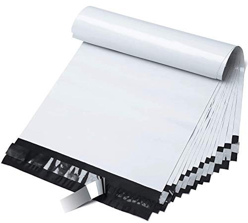 Fuxury Poly-Versandtaschen, 22,9 x 30,5 cm, reißfeste Versandtaschen für Kleidung, selbstklebende Versandumschläge, wasserdichte Verpackungsbeutel für kleine Unternehmen, langlebige Versandtaschen,