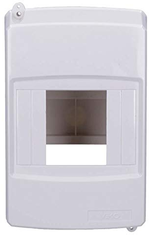 Viko Aufputz Kleinverteiler ohne Fenster 3-4 Module/Automatenkasten/Sicherungskasten/Verteilerkasten Weiß