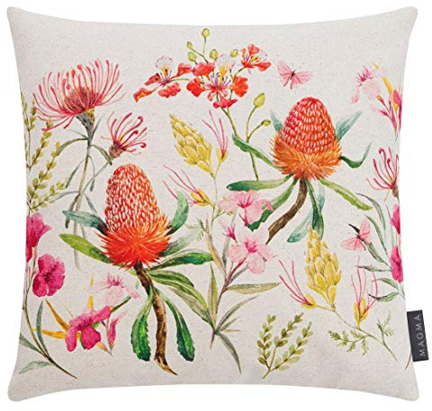 Kissenhülle Caleo von Magma ca. 40x40cm Blumenwiese Wildblumen Digitaldruck Canvas Leinen Baumwolle Sommer