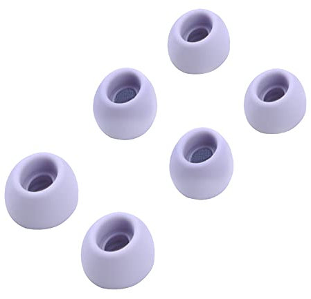 Chofit Almohadillas de repuesto compatibles con Samsung Galaxy Buds Pro, almohadillas de silicona suave para auriculares Galaxy Buds Pro, 3 pares (3 tamaños, lila)