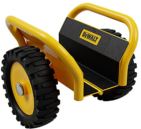 Dewalt Door Dolly XL Panel Mover, 1,200-Pound Weight Capacity, up to 4.75-Inches Width Capacity, 12-Inch No-Flat Wheels, Move Sheetrock, Plywood, OSB, Doors and More (DXWT-PS201)