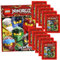 collect-it Lego Ninjago - Legacy Serie 2 - Sammelsticker - Bundel mit 1 Album + 10 Tüten + 40 Hüllen Sleeves