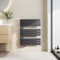 EMKE Toallero Baño Radiador Plano, toallero de Paneles, 762 x 600 mm, Antracita Color, secador de Toallas con conexión Lateral, 479W, radiador secador de Toallas de Agua Caliente