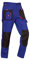 WORK IDEA - Pantaloni da lavoro da uomo, in tela resistente, con tasche per ginocchiere in tessuto Oxford, Blu, L