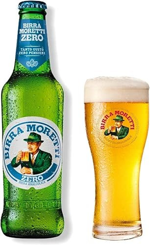 24 x Birra Moretti alkoholfrei - Der Geschmack Italiens mit 0,0% Alc.
