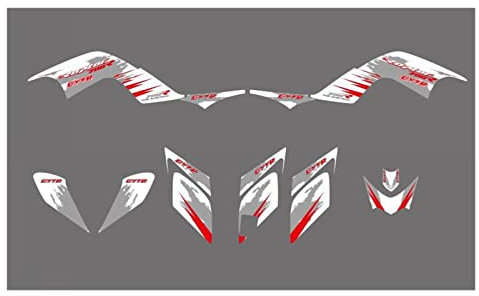 ADAYONGmoto Style Team Decal Sticker Graphic Kit Für Ya-ma-ha Raptor 700 2006-2012 Hintergrund-Motorrad-Aufkleber Und Aufkleber Tank Pad Aufkleber