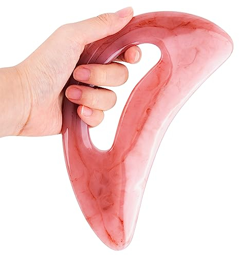 CTDMJ Grande Massaggiatore Gua Sha Massaggiatore, Massaggiatore Linfatico Body Gua Sha, Strumento per Massaggiatori Celluliti, Strumenti per Massaggiatori per Terapia, Gambe, Schiena, Viso, Collo