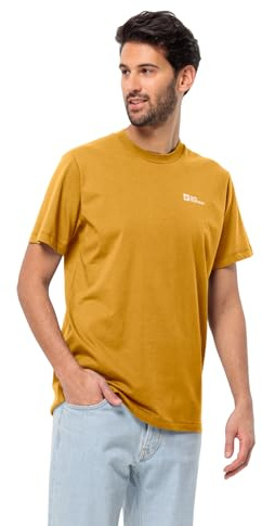 Jack Wolfskin Herren Essential M T-Shirt, Curry, 3XL EU