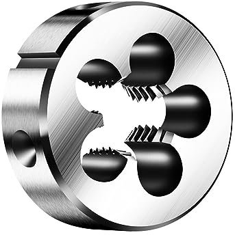 Troquel de rosca de tubería Z/NPT, troquel de roscado redondo de acero de aleación for máquinas, herramientas de roscado for mecanizado de moldes (Size : NPT 1 1/4)