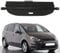 POWEC Laderaumabdeckung Kofferraum Schutz Abdeckung Cargo Cover Ersatz, für Ford S-Max SMAX 2007-2015 Schwarz Ausziehbar Kofferraumabdeckung Rollo