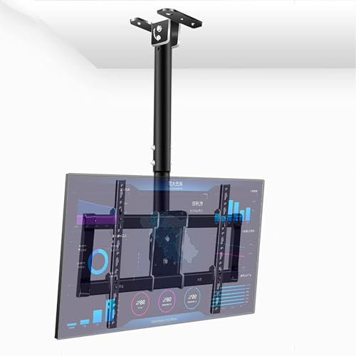 Kanduo JSY Soporte de TV Soporte de Montaje en Techo for TV, Soporte de Monitor Ajustable, se Adapta a televisores de 39 a 90 Pulgadas para Monitor
