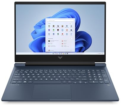Victus Gaming Laptop 16-r0157nw, Windows 11 Home, 16.1, Intel Core i5, 16GB RAM, 512GB SSD, NVIDIA GeForce RTX 4050, FHD, QWERTY Keyboard, Performance Blue