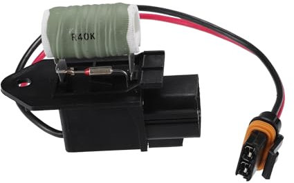 Motoforti Radiator Fan Blower Motor Relay Resistor Resistance, Engine Cooling Fan Motor Wiring Harness, for Dodge Charger, Plastic, No.68050128AA, Black