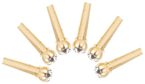 Abaodam 6pcs Guitar Tuning Pegs Guitar Bridge Pin Material Easy to Install for Skill Levels