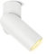 SSC-LUXon TOBI-L Strahler Innen schwenkbar drehbar mit GU10 LED Lampe dimmbar warmweiß - Spot Lampe Aufbau weiß rund 7W 230V