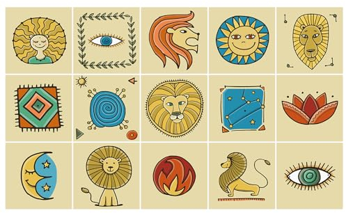 Ulticool – Sticker Wasserdicht Aufkleber Fliesen - Ägypten Antike Mythologie - 15x15 cm - 15 Stück Selbstklebende Fliesenaufkleber aus Folie - Aufkantung für Wand Badezimmer - Küchenwand Küche
