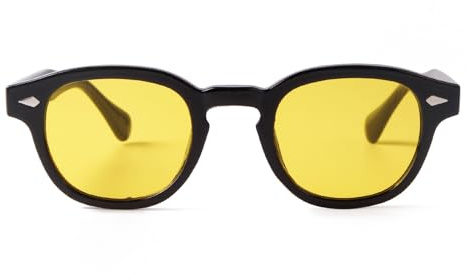 Laurinny Retro Runde Sonnenbrille Männer Frauen Vintage 90er Classic Circle Square Sonnenbrille