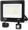 VRFMALIY Projecteur LED Extérieur 50W Avec Détecteur de Mouvement - 5000LM, 7000K, IP67 Étanche - Éclairage Pour Jardin, Garage, Entrée