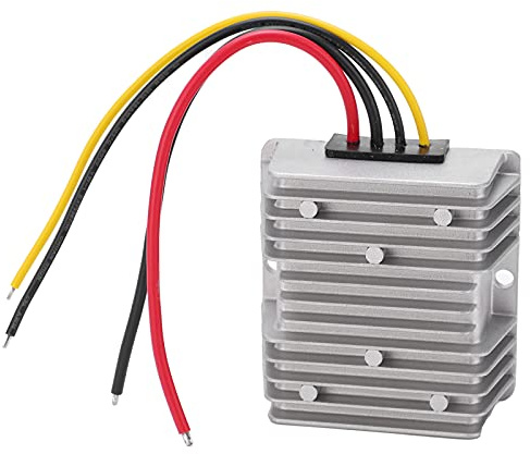 Fafeicy DC-DC Wandler, 9-40V auf 24V, 145W, 6A | Boost-Transformator, Alu-Kühlkörper, IP68, für Navis und LEDs